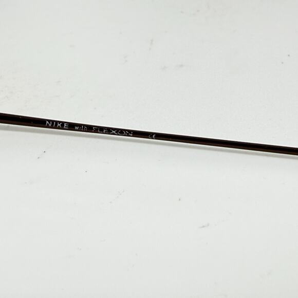 Nike Flexon 4008 210 Brown Metal Oval Eyeglasses Frames 49-19 150 Japan 19888 - Picture 6 of 7